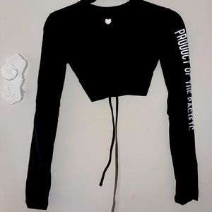 Barely worn Forever 21 bathing suit top/rash guard